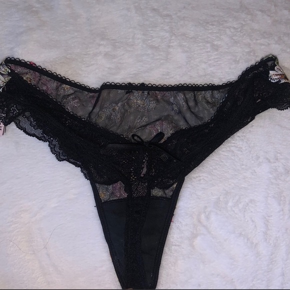 Victoria Secret Embroidered Bra + Panty SET 34DD/M - Picture 6 of 16